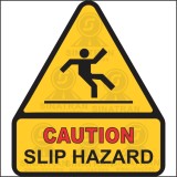 Caution - Slip hazard 
